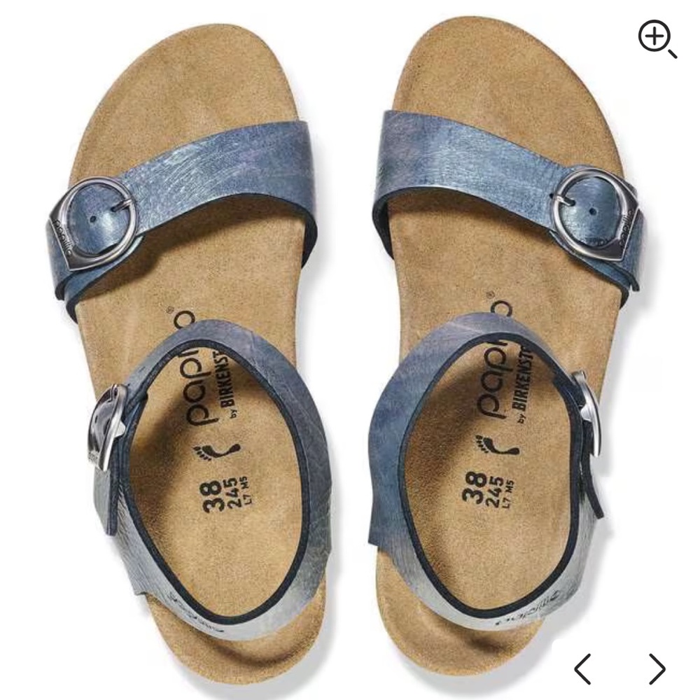 NEW Birkenstock Papillio Soley Ring-Buckle
Nubuk Leather EU 38 US 7 $150 - Picture 2 of 15